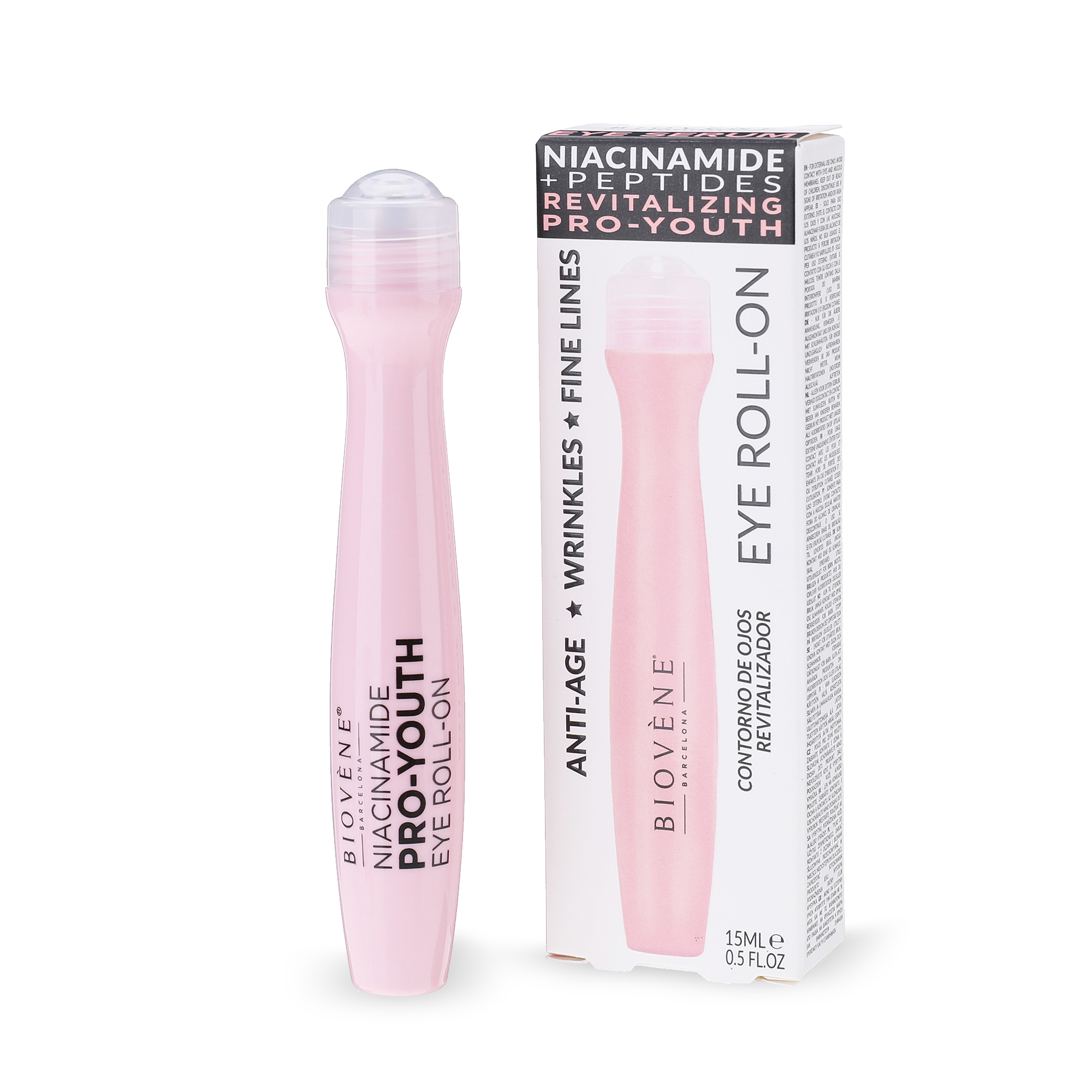 NIACINAMIDE PRO-YOUTH Revitalizing Eye Roller with Anti-Aging Peptides & Niacinamide