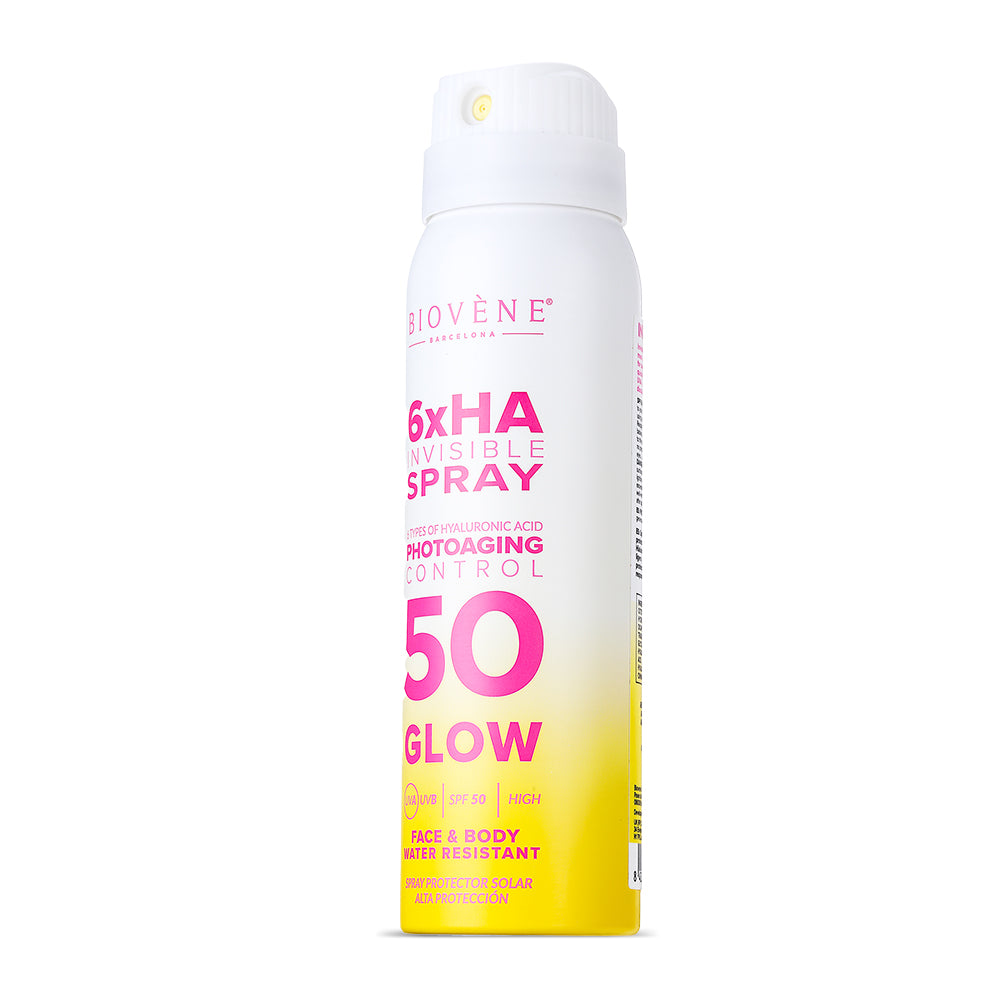 INVISIBLE SPF50 Photoaging Control Spray with 6 types of Hyaluronic Acid for Face & Body