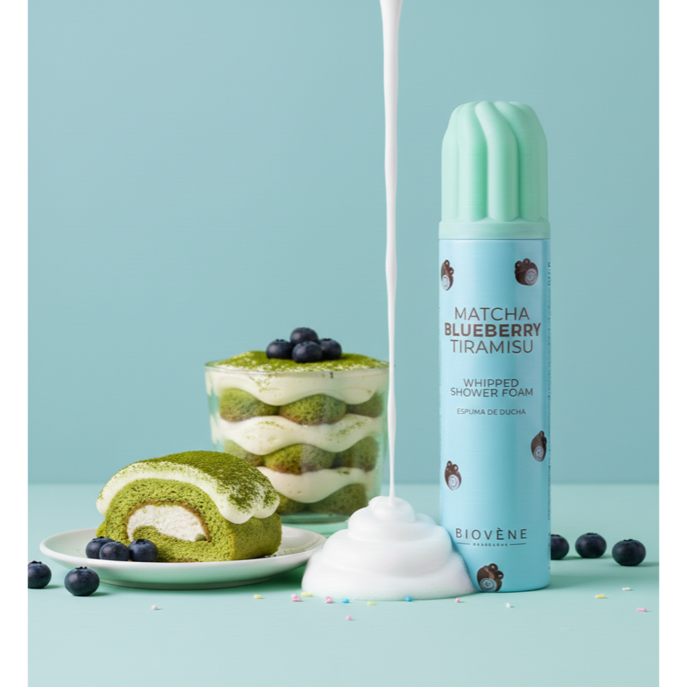 MATCHA BLUEBERRY TIRAMISU Whipped Shower Foam