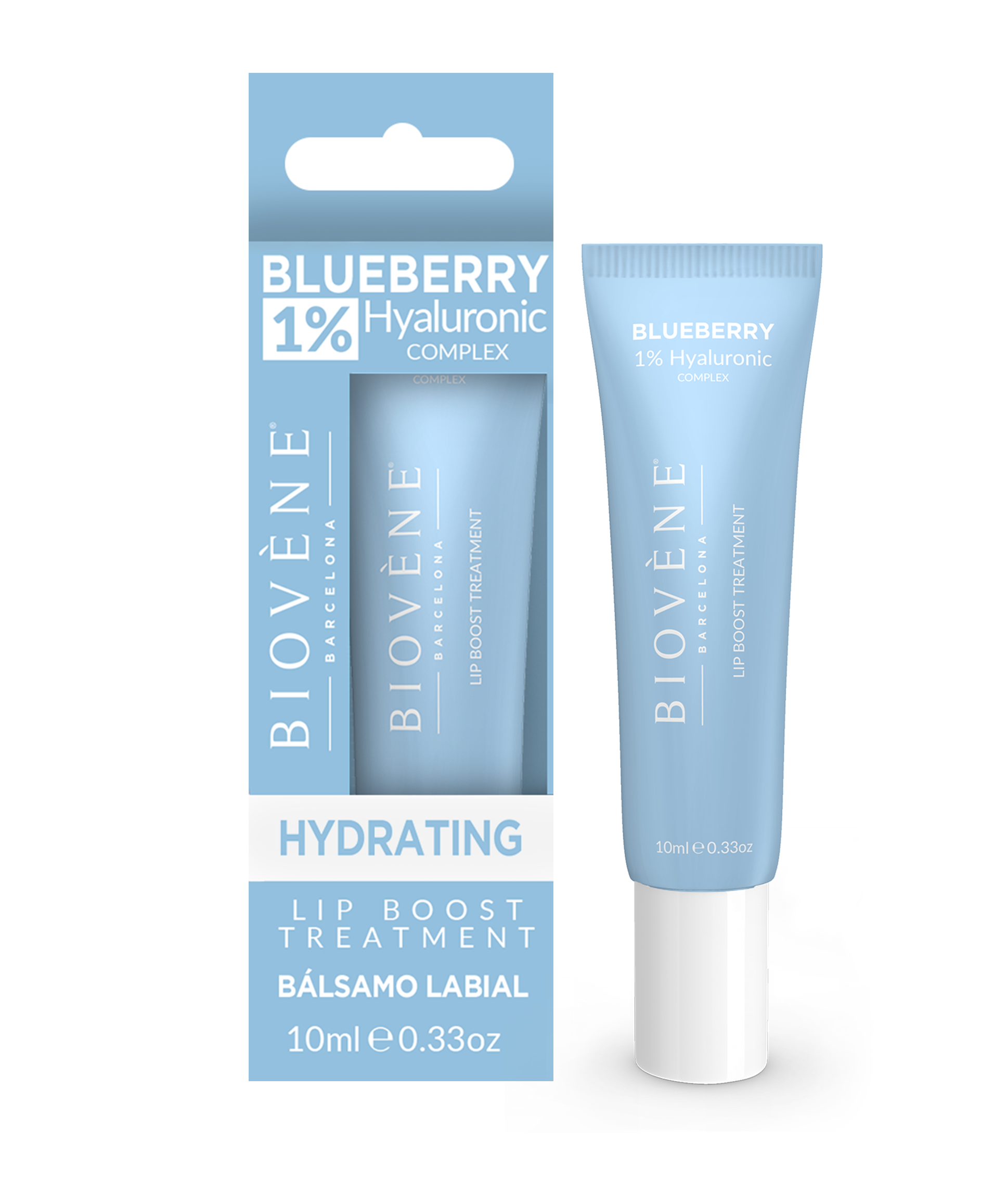 1% HYALURONIC LIP BOOST Blueberry Hydrating Lip Treatment