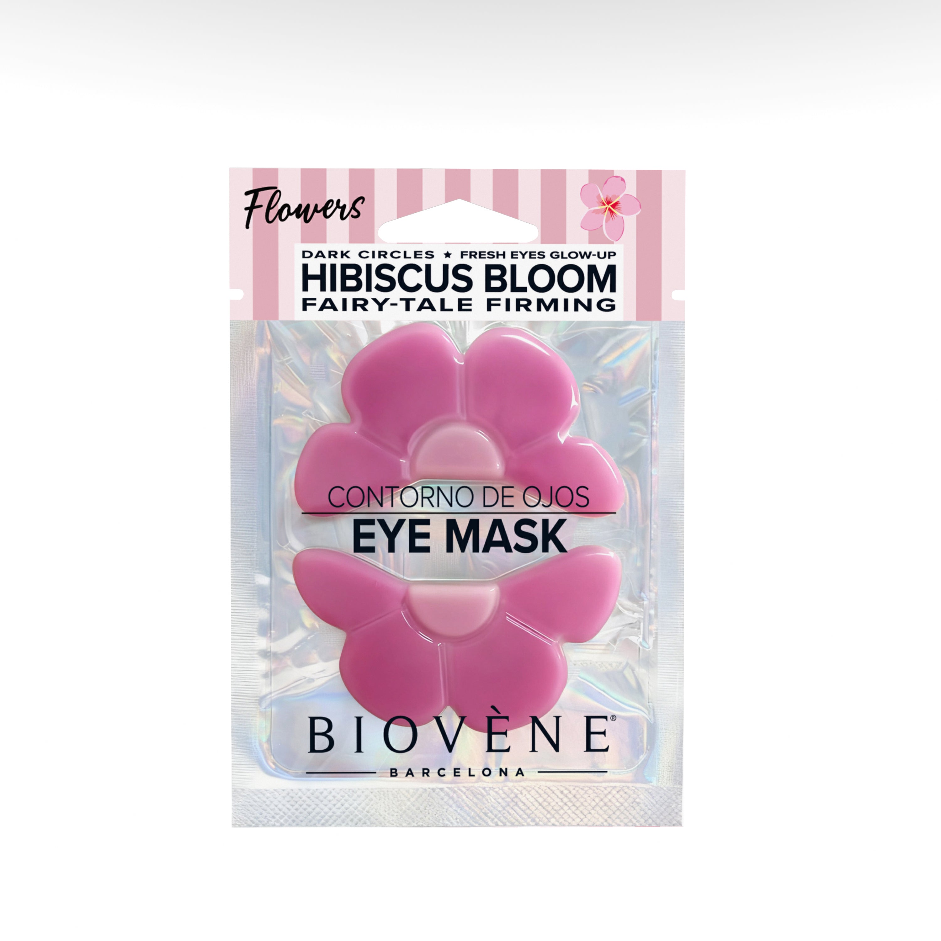 HIBISCUS BLOOM Fairy-Tale Firming! Eye Pad Mask for Dark Circles and Eye Contour Puffiness
