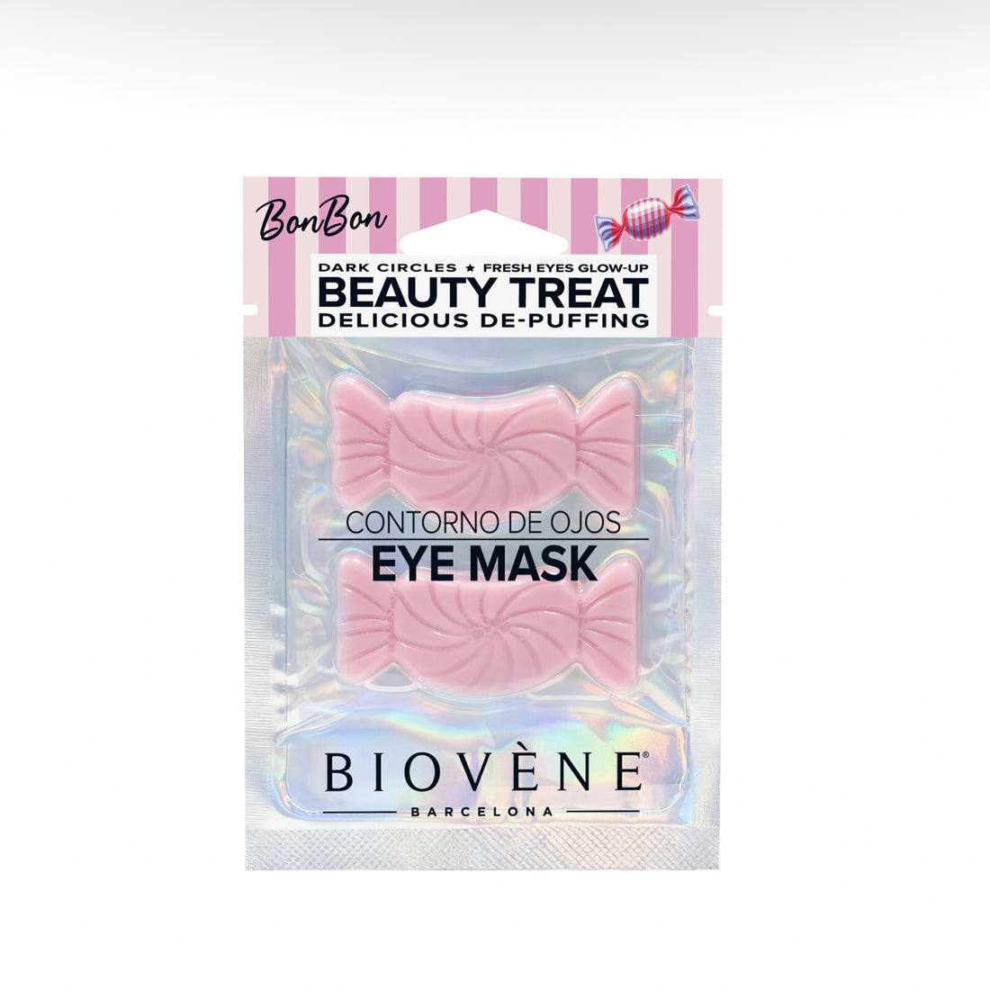 BEAUTY TREAT Delicious De-Puffing! Eye Pad Mask for Dark Circles and Eye Contour Puffiness