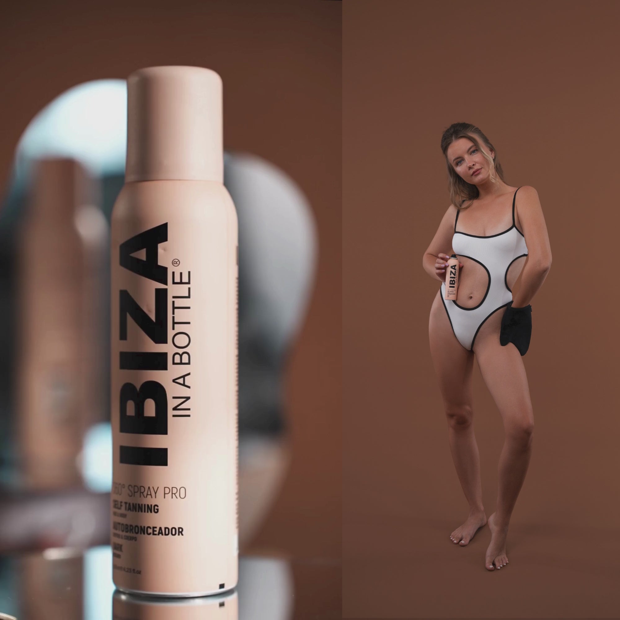 IBIZA 360 SPRAY PRO Dark Self-Tanning Face & Body Spray