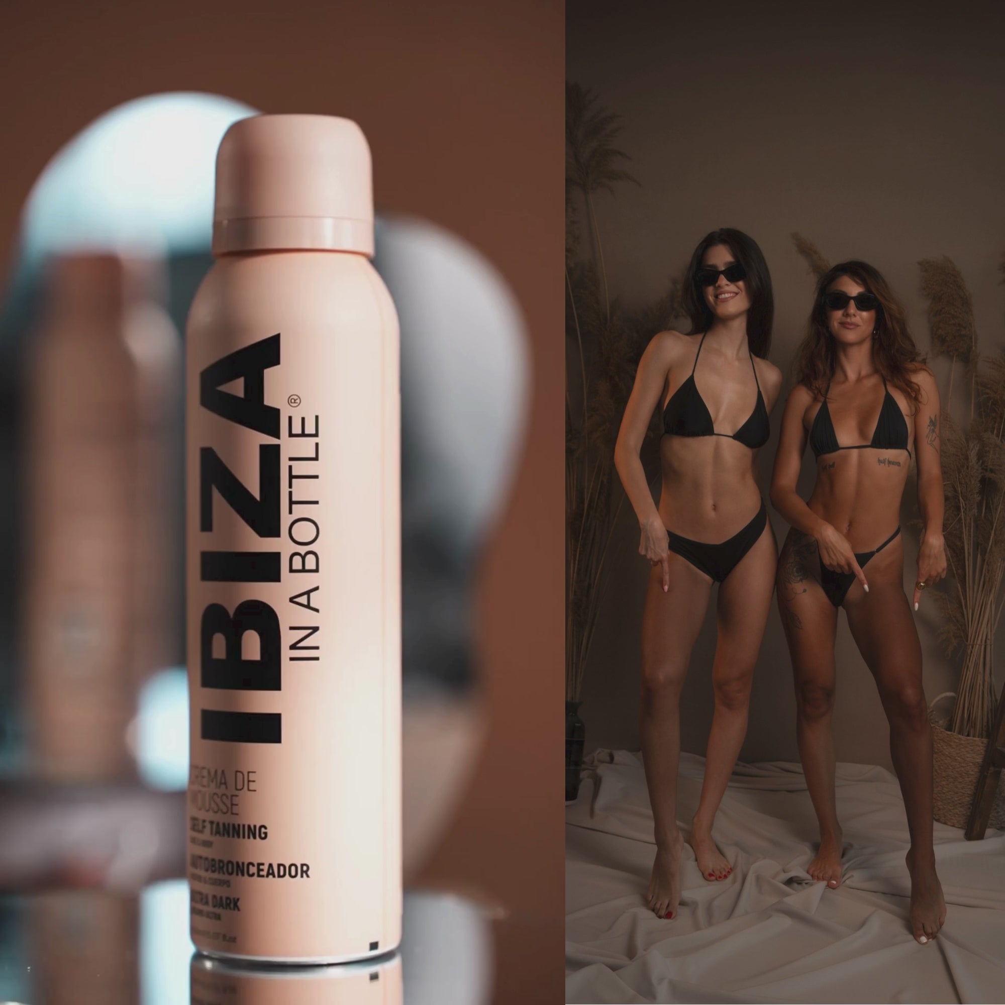 IBIZA CREMA DE MOUSSE Ultra Dark Self-Tanning Professional Face & Body Mousse