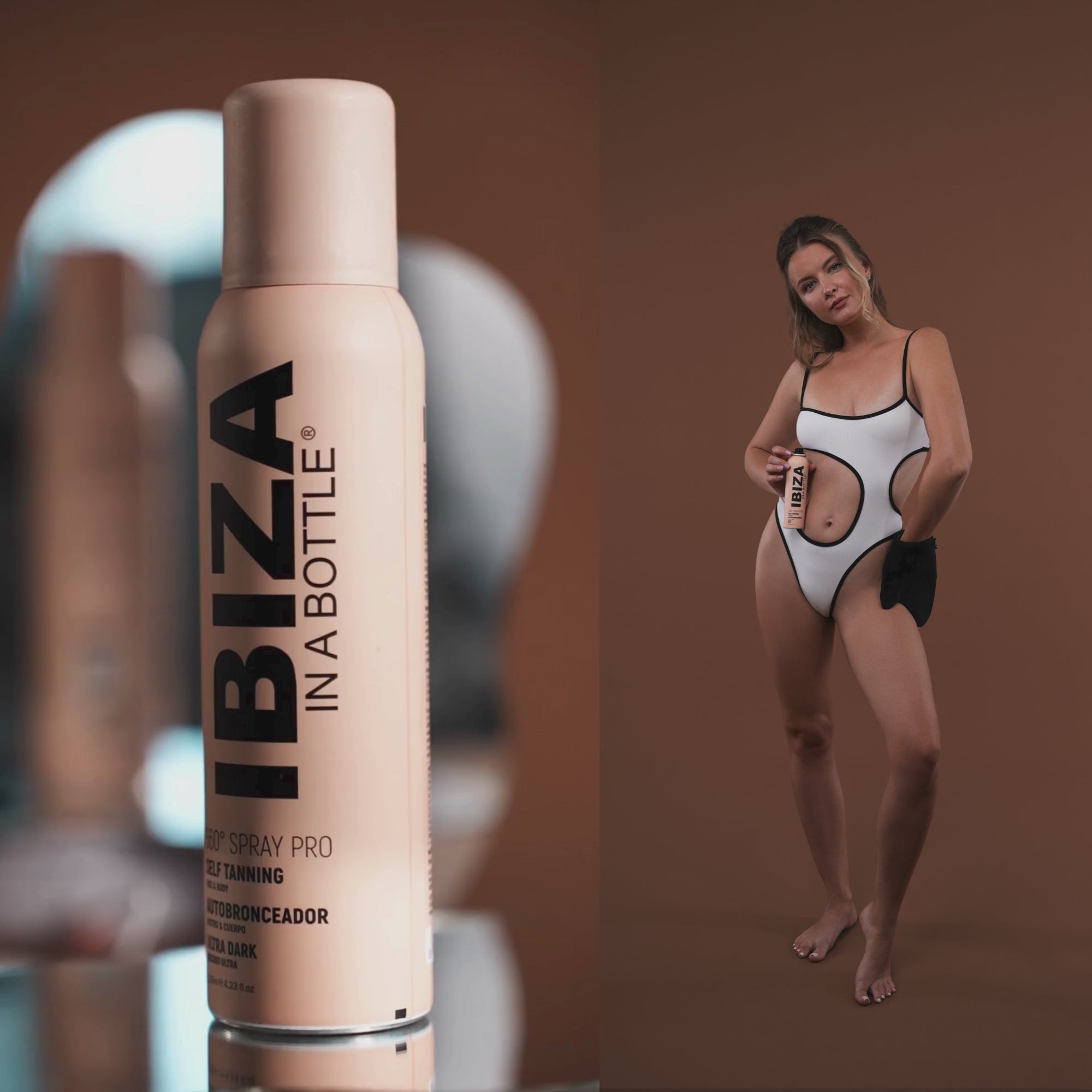 IBIZA 360 SPRAY PRO Ultra Dark Self-Tanning Face & Body Spray