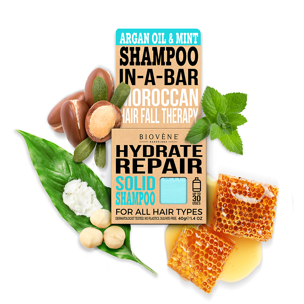 HYDRATE REPAIR Argan Oil & Mint Solid Shampoo Bar