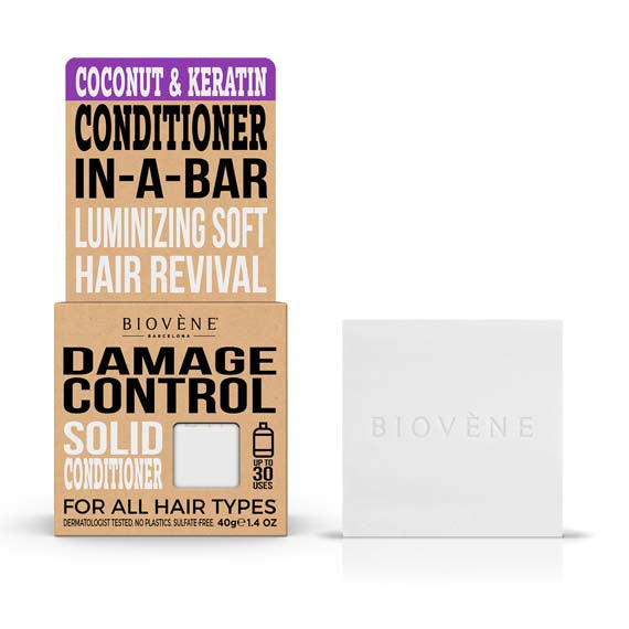 DAMAGE CONTROL Coconut & Keratin Solid Conditioner Bar