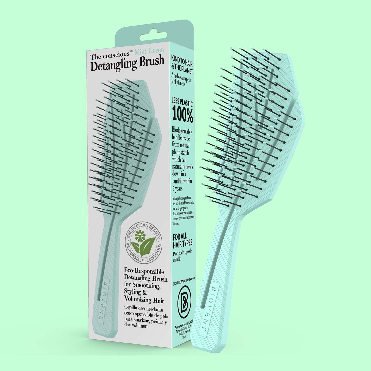 The conscious™ Biodegradable Detangling Brush, Wet &amp; Dry Hair