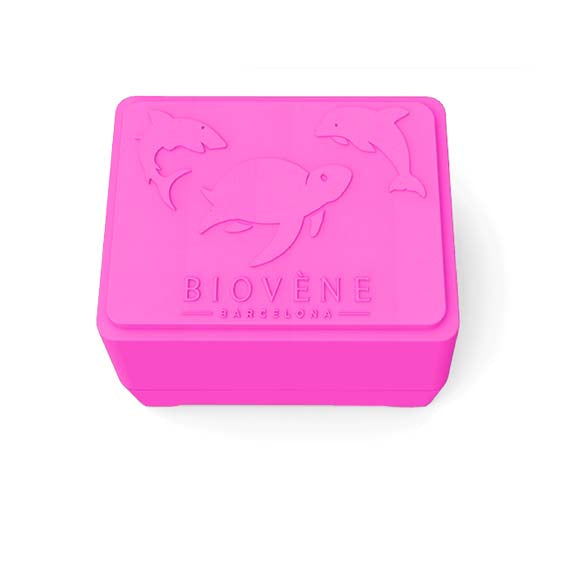 BAMBOO IN-SHOWER CASE Universal Case for Storage & Travel - Sunset Pink