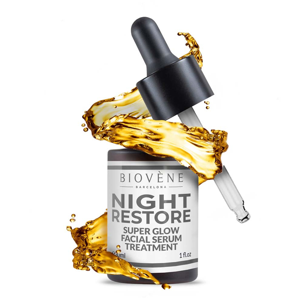 NIGHT RESTORE Super Glow Facial Serum Treatment