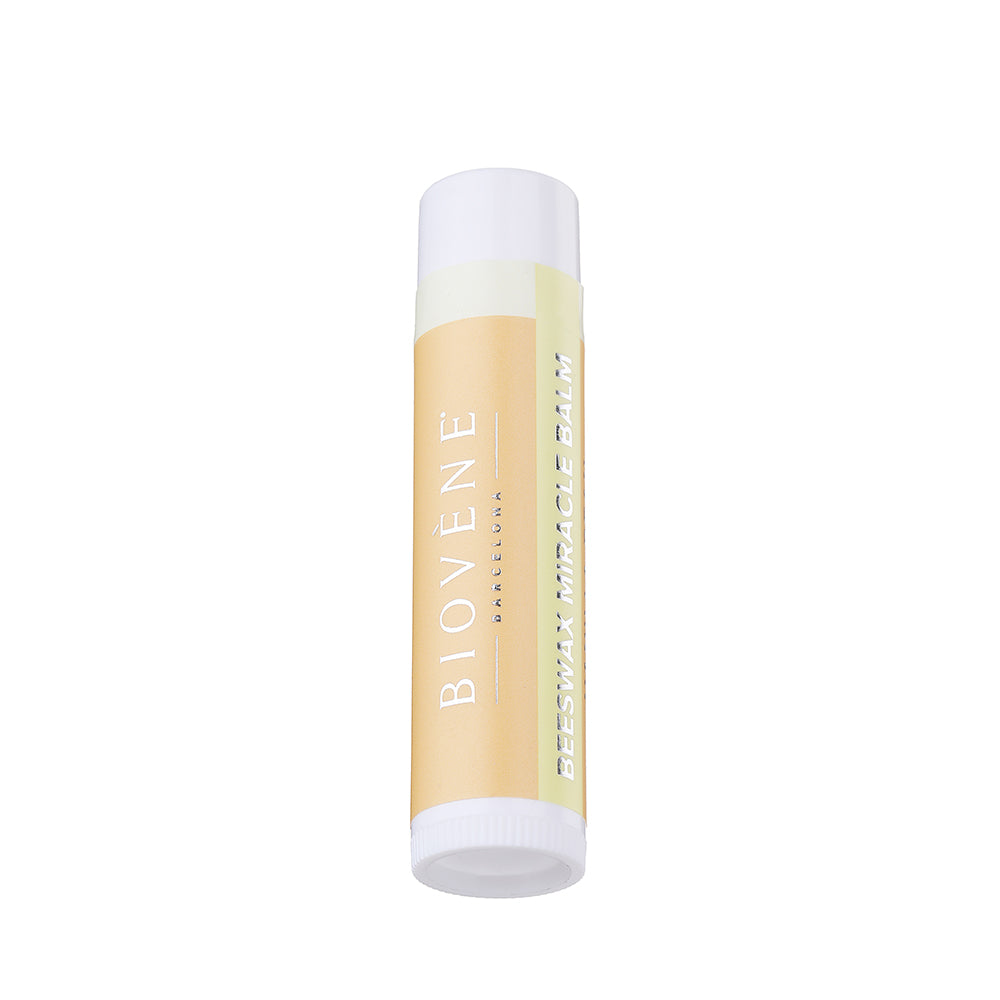 BEESWAX VANILLA BEAN Extra-Moisturizing Miracle Lip Balm for Dryness, Cracking &amp; Chapping, 4 pack
