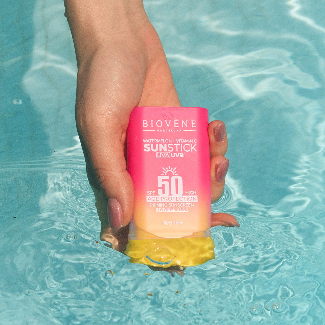 INVISIBLE AGE-PROTECTION SPF50 Priming Sunscreen Stick - Watermelon Glow & Vitamin C