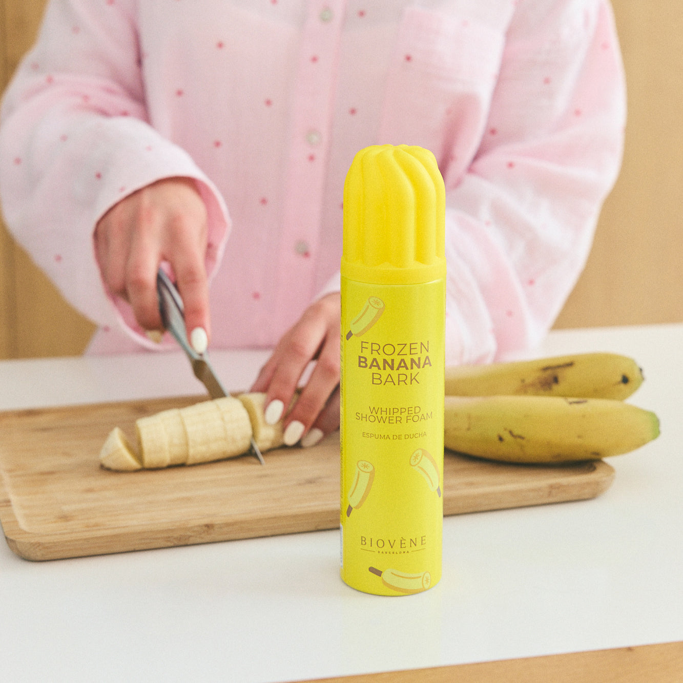 FROZEN BANANA BARK Whipped Shower Foam