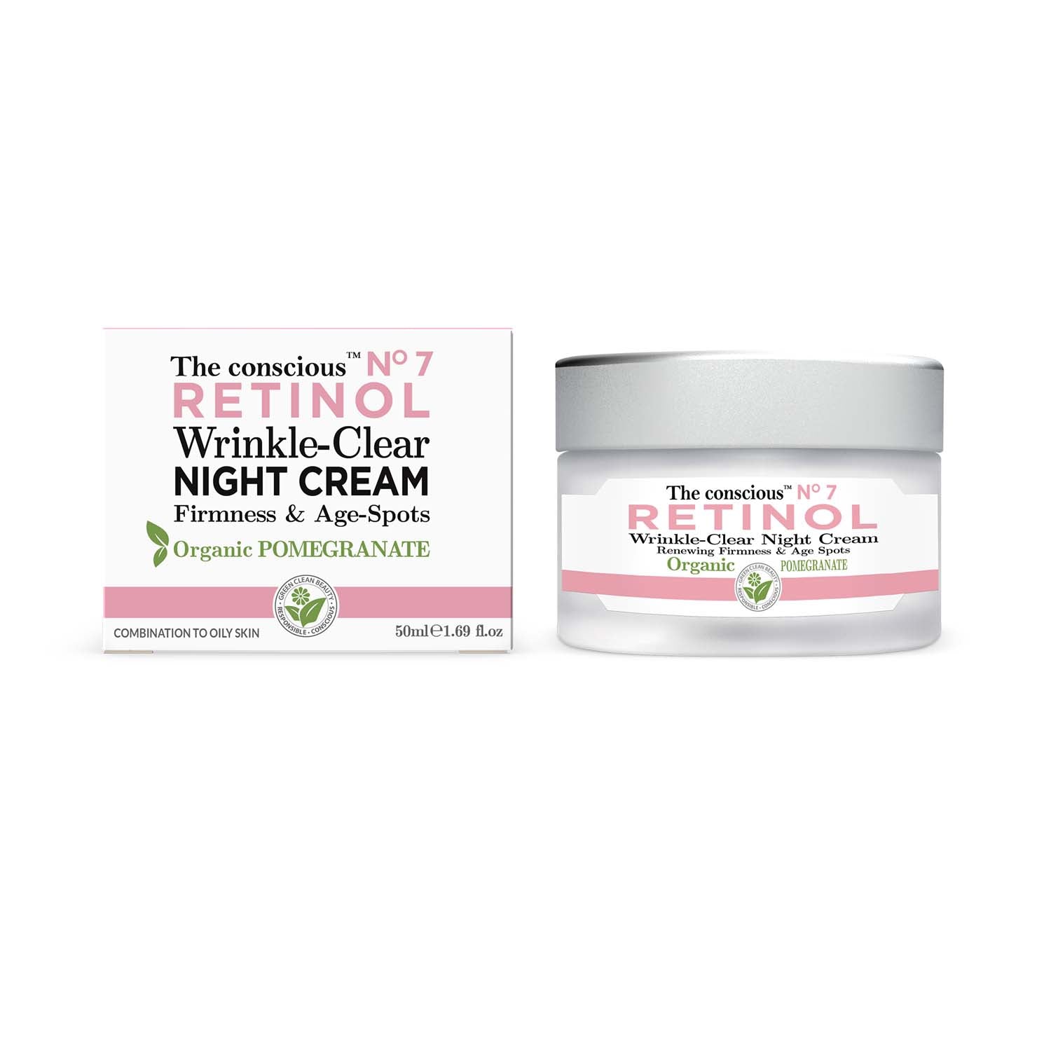 The conscious™ Retinol Wrinkle-Clear Night Cream Organic Pomegranate