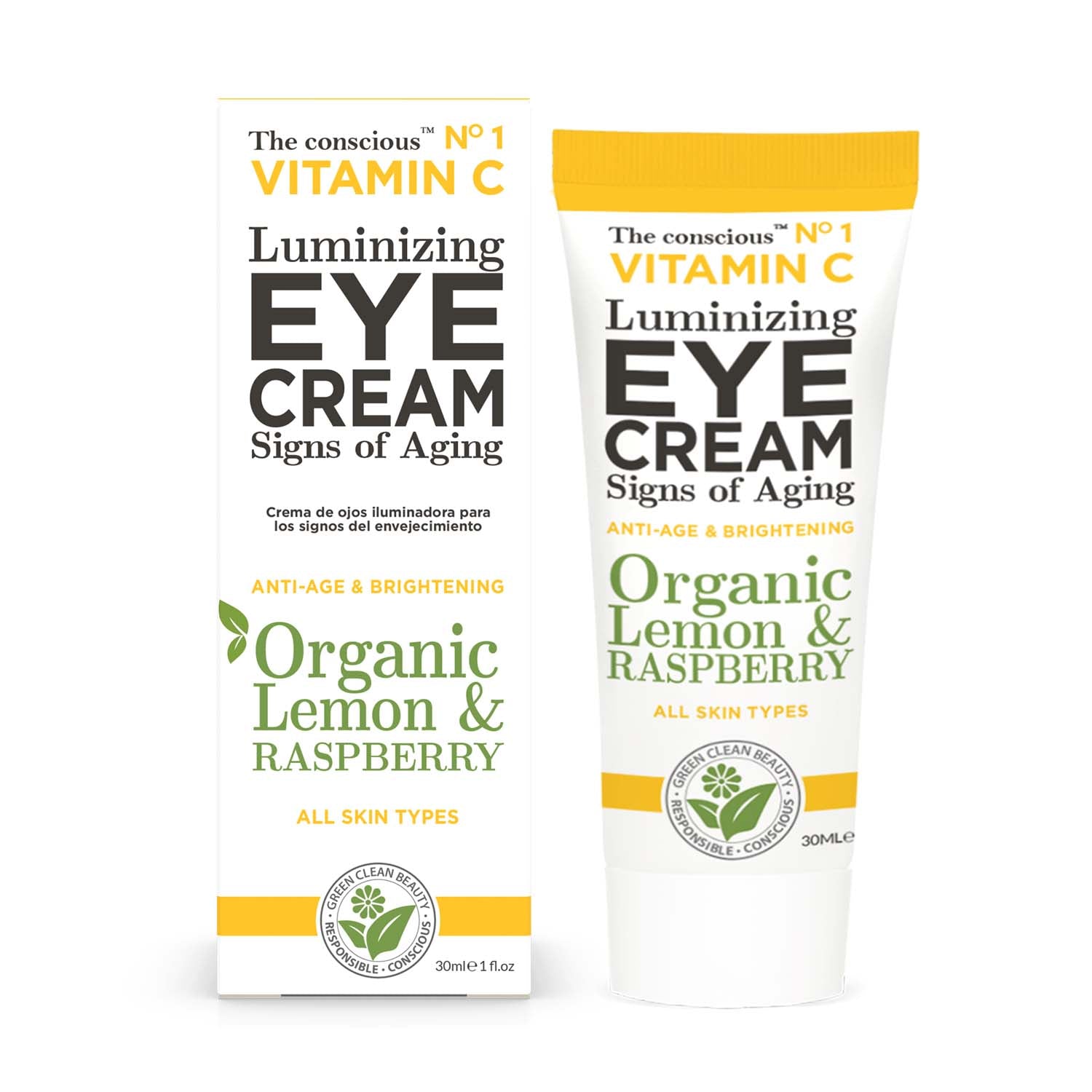 The conscious™ Vitamin C Luminizing Eye Cream Organic Lemon &amp; Raspberry