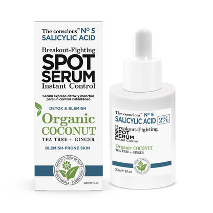 The conscious™ Salicylic Acid Breakout-Fighting Spot Serum Organic Coconut