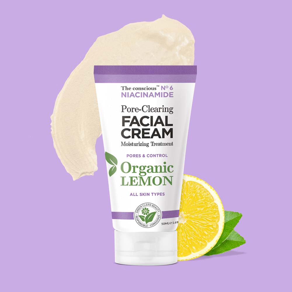 The conscious™ Niacinamide Pore-Clearing Facial Cream Organic Lemon