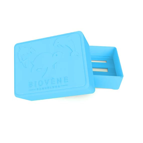 BAMBOO IN-SHOWER CASE Universal Case for Storage & Travel - Sky Blue